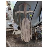 ANTIQUE WOODEN SLED