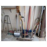 SHOVEL, BROOMS, HOE, COLLECTION