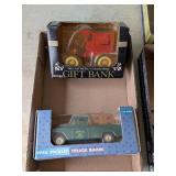 2 DIECAST TRUCK BANKS