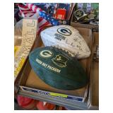 2003 AUTOGRAPHED PACKERS BALL, AND OTHER IMPRINTED