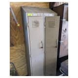 SET OF 2 METAL LOCKERS