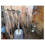 SHOVELS, PICK AXES, TREE SPADE & MORE