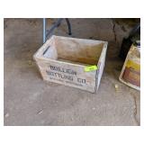 ANTIQUE BRILLION BOTTLING CO. WOODEN BOX