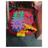 FOAM ALPHABET TILES