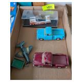 DIECAST TRUCKS, PLANE, AND RACECAR