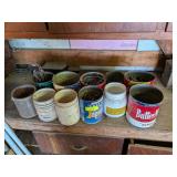 COFFEE CAN COLLECTION OF NAILS