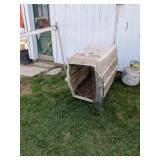 USED PLASTIC DOG CRATE