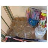 TUMBLER GLASSES, MIXING STICKS, STRAWS AND MORE