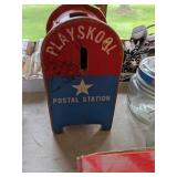 PLAYSKOOL WOODEN POSTAL STATION