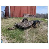 ANTIQUE METAL FRAMED TRAILER