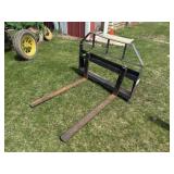 SKIDSTEER QUICK CONNECT 40' PALLET FORKS