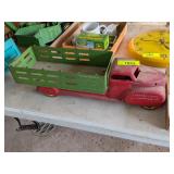 ANTIQUE METAL DELIVERY TRUCK TOY