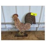 DECORATIVE CAST IRON ROOSTER