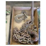 SMALL CHAIN BINDER, CHAIN & HOOKS