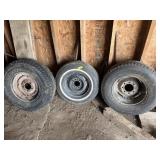 3 SPARE TIRES WITH RIMS
