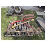 3 PT TRACTOR AUGER WITH 12' & 9' AUGER BITS