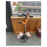 WORX 24V WEED TRIMMER, CHARGER AND 2 BATTERIES