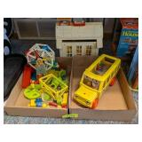 FISHER PRICE SCHOOL, BUS, PLAYGROUND AND MORE