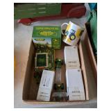 JOHN DEERE SALT, PEPPER SHAKERS, MUGS, MORE