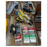 ASST SCREWS, TAPE MEASURE, LEVEL & MORE