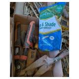 GRASS SEED, PRUNERS & LAWN TOOLS