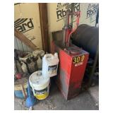 DIESEL TANK WITH HAND PUMP AND FLUIDS