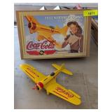 COCA COLA 1932 DIECAST PLANE BANK