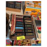 16 PC VINTAGE ATARI GAMES, SOME MANUALS