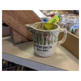 KUHN STONEWARE PITCHER, SMALL, 4IN TALL