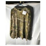 Sent black long sleeve T-shirt camouflage size 2