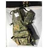 Hunting vest with seat