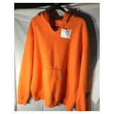 Orange car heart hoodie sweatshirt size 2 XL