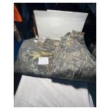 To camouflage two XL sweatshirts