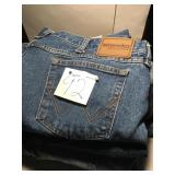 Four pairs of blue jeans 42 x 30