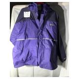 Blue rain jacket and pants Stearns brand size 2