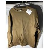 Dark tan fleece shirt size 2 XL