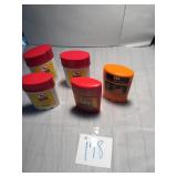 Five containers of anti-perspirant deodorant