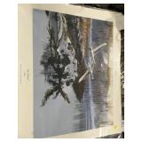 Late arrival print by Al Stelton 2003 Minnesota