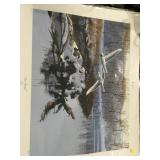 Late arrival print by Al Stelton 2003 Minnesota