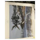 Late arrival print by Al Stelton 2003 Minnesota