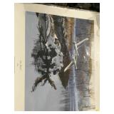 Late arrival print by Al Stelton 2003 Minnesota