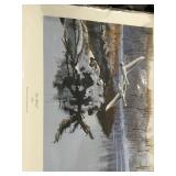 Late arrival print by Al Stelton 2003 Minnesota