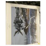 Late arrival print by Al Stelton 2003 Minnesota