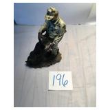 Hunter figurine with a dog