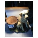 Dog planter