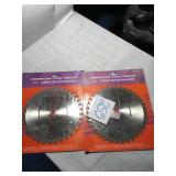Two sawblades 7 1/4 inch