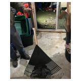 Three rakes various sizes
