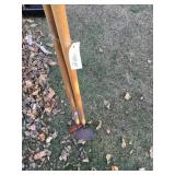 One hole and one scraper