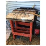 Two pair of sawhorses