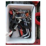 Clamps and miscellaneous Allen wrenches